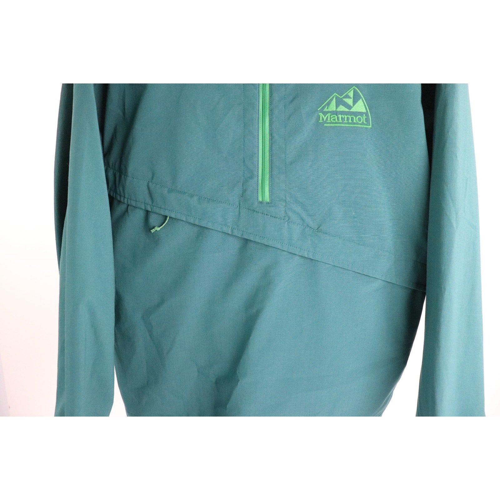 Marmot ‘96 Active Anorak Hooded Jacket Size S Green Water Resistant NWT $125