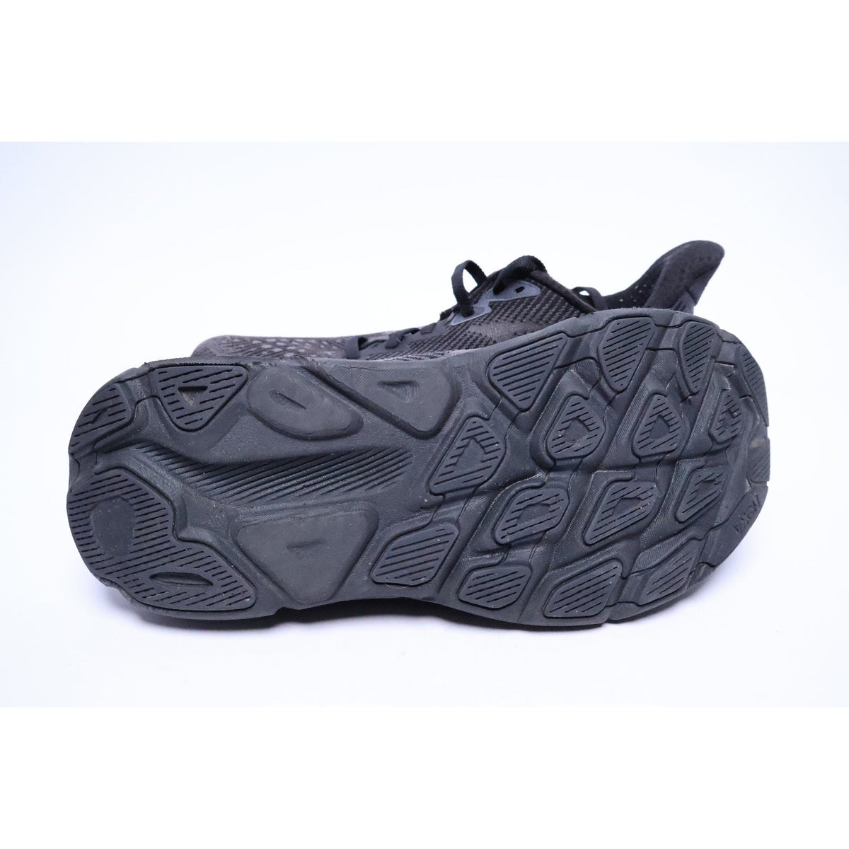 Hoka One One Clifton 9 Womens Sz 7.5 Black Athletic Running Shoes Sneakers #289