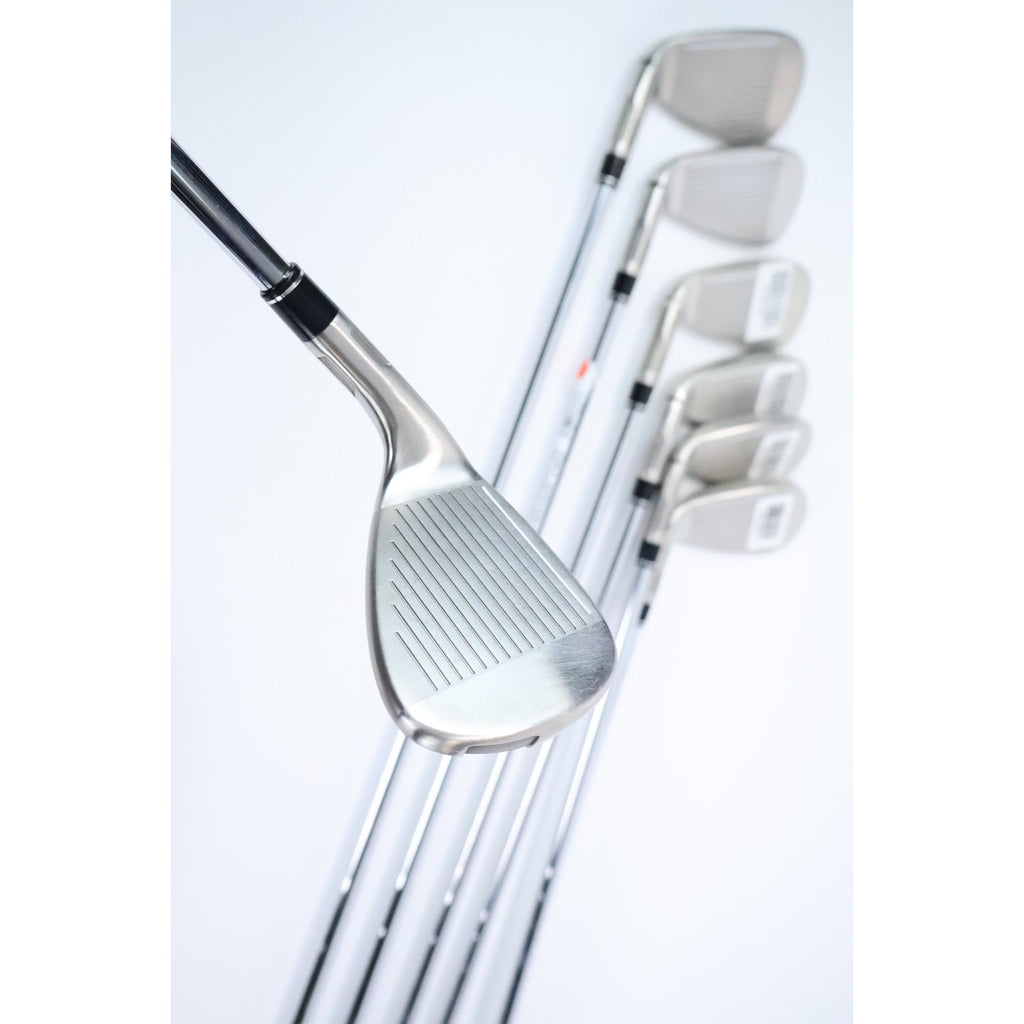 TAYLORMADE STEALTH IRONS 7 PC SET #5-PW,AW KBS MAX MT 85 STL Regular Flex READ