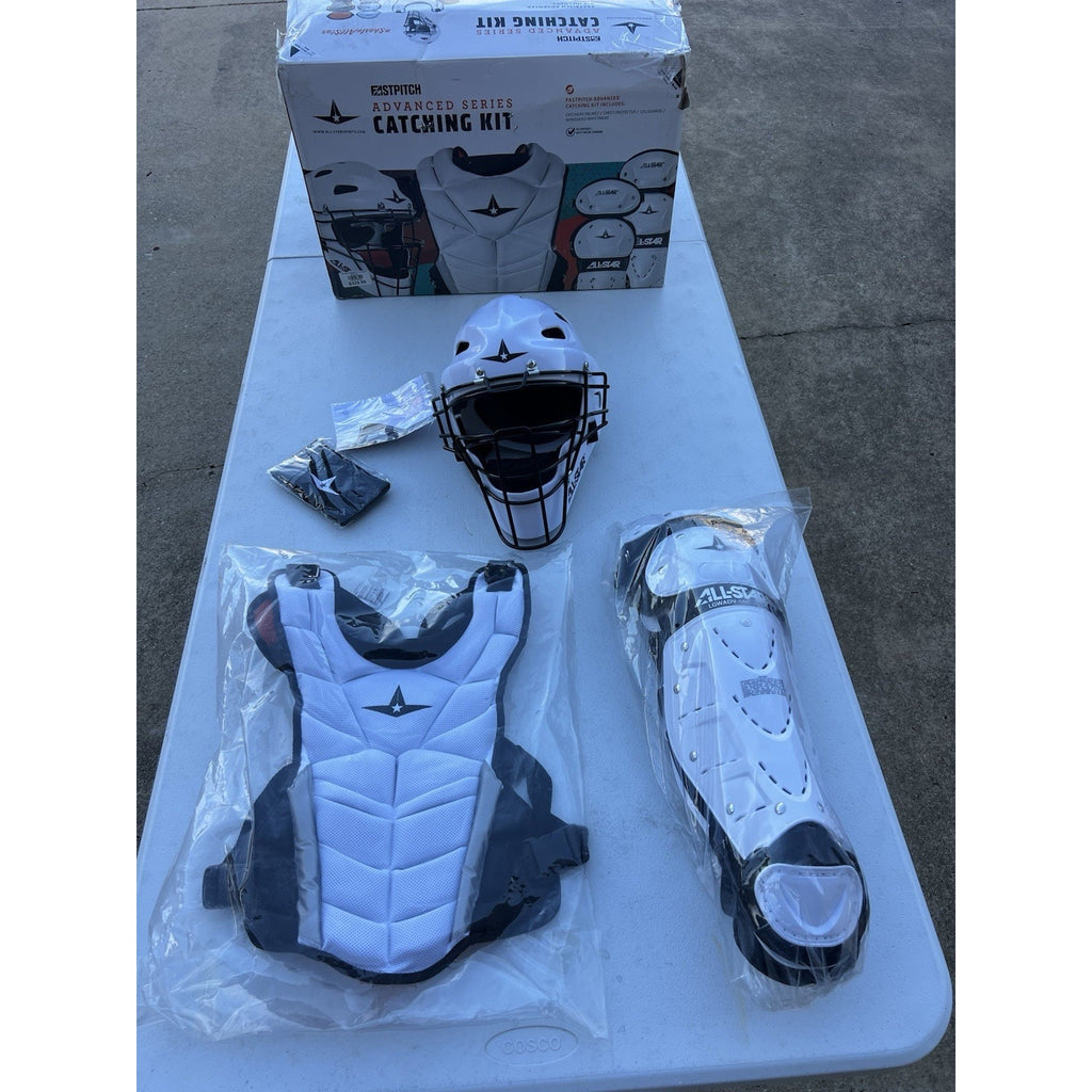 All-Star Fastpitch Advanced Series Softball Catching Kit Size Medium NEW Read