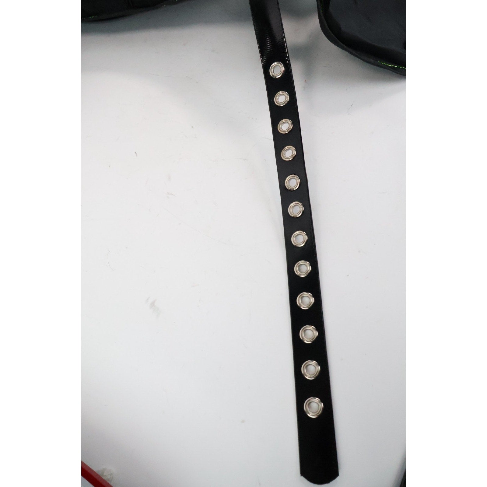 Riddell Power Amp Football Shoulder Pads w/ Backplate Adult Large / Read