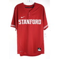 Stanford Cardinal Jersey Men's Medium Nike Red Replica 2 Button Baseball $80 NWT