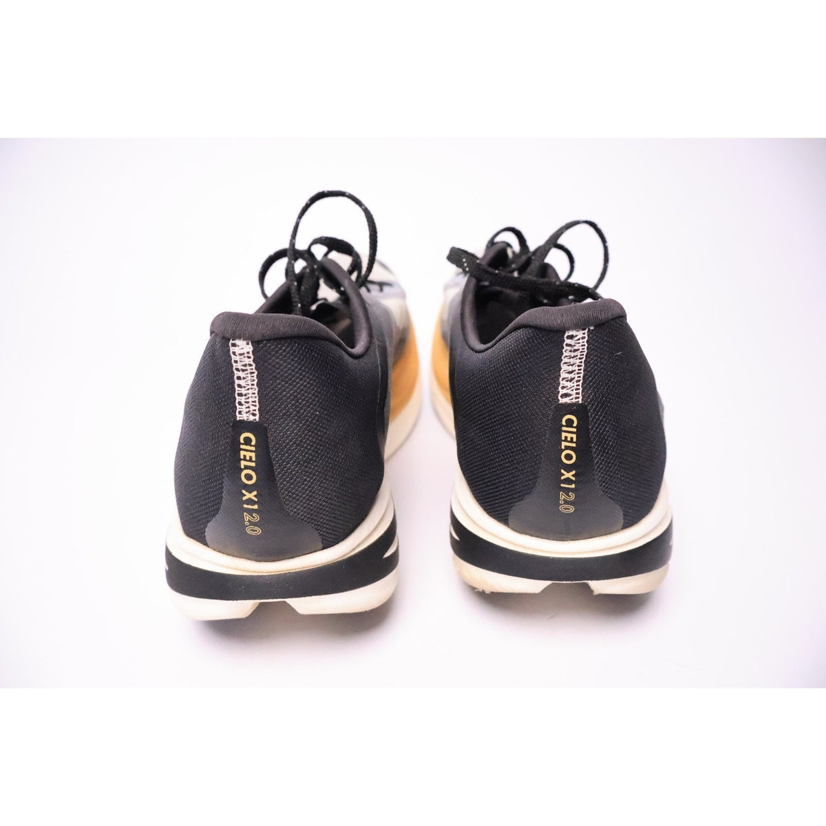 Hoka One One Cielo X1 2.0 Men's Size 13 Black Gold Running Shoe Sneakers #190
