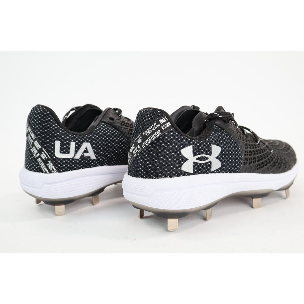 Under Armour Glyde 2 Metal Softball Cleats Black 3026601-001 Women's 9 NEW