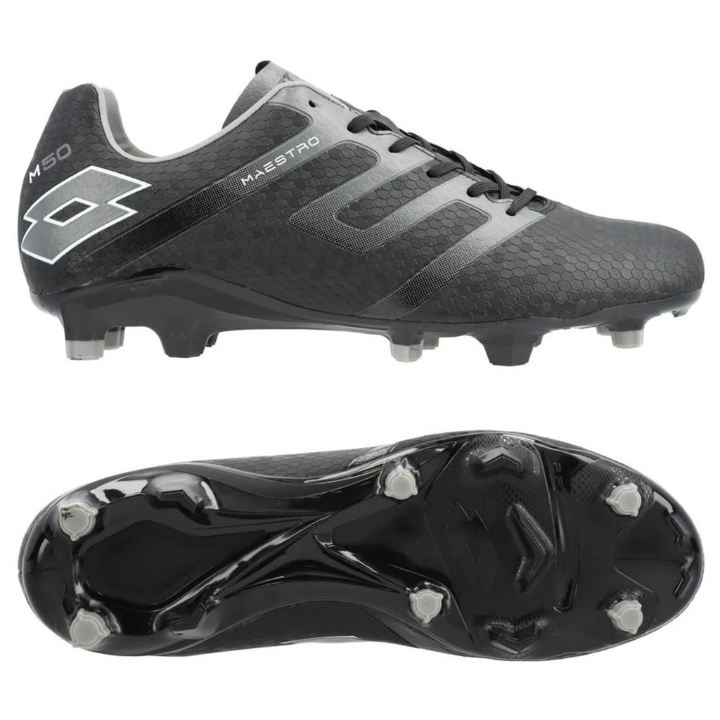 Lotto Maestro 700 IV FG Black Soccer Cleats - 214594 1H8 Size 11.5 NEW