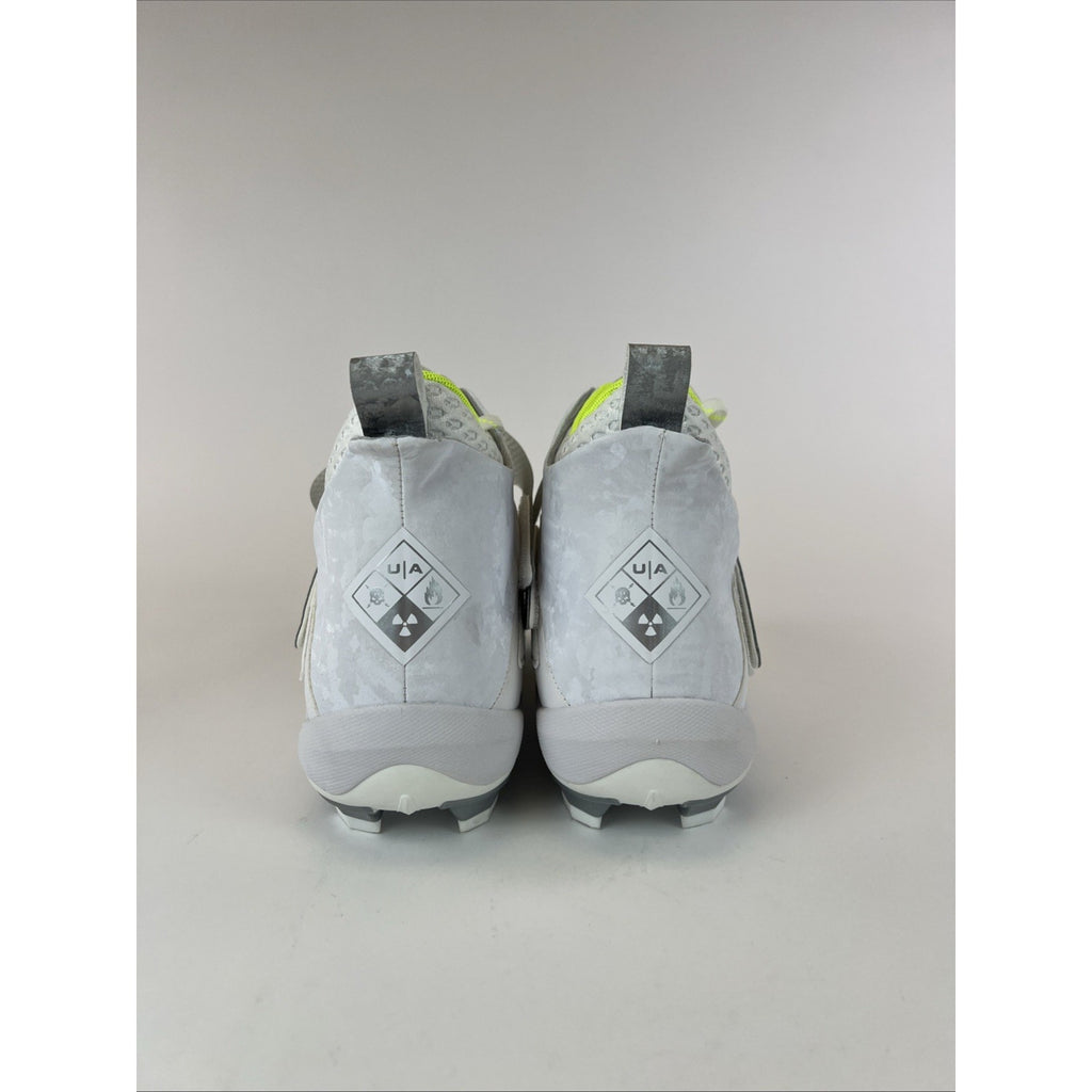 UNDER ARMOUR UA HIGHLIGHT HAMMER MC 'WHITE METALLIC SILVER' 3025085-101 Size 12