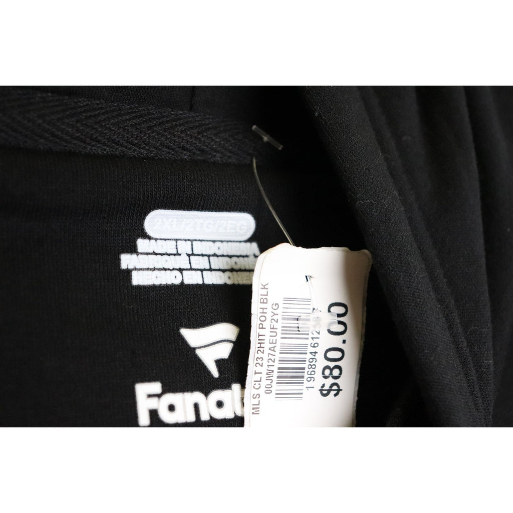 Charlotte FC Pullover Hoodie Fanatics Men's 2XL Black - New - Read