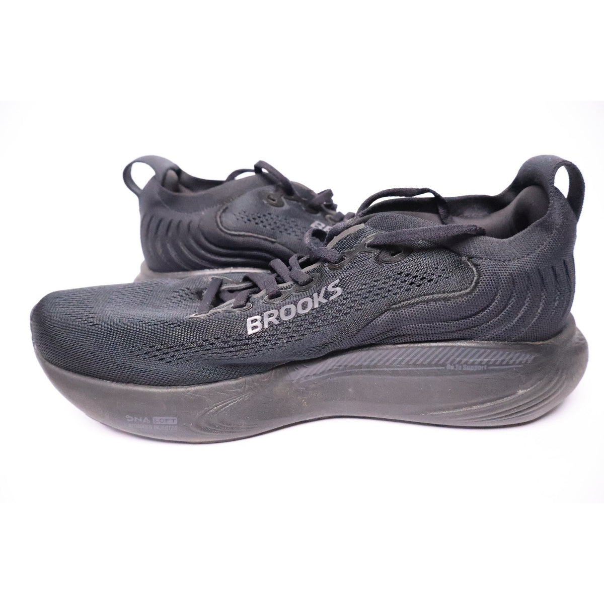 Brooks Adrenaline GTS 25 Men's Size 10.5 D Black Athletic Running Shoes #203