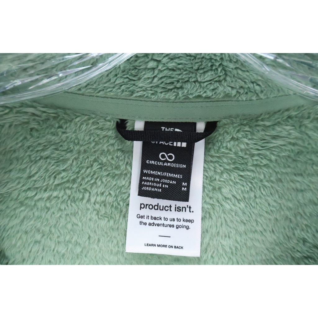 The North Face SLATE MOSS GREEN SOFT OSITO Zip Jacket Coat Women's Medium NWT