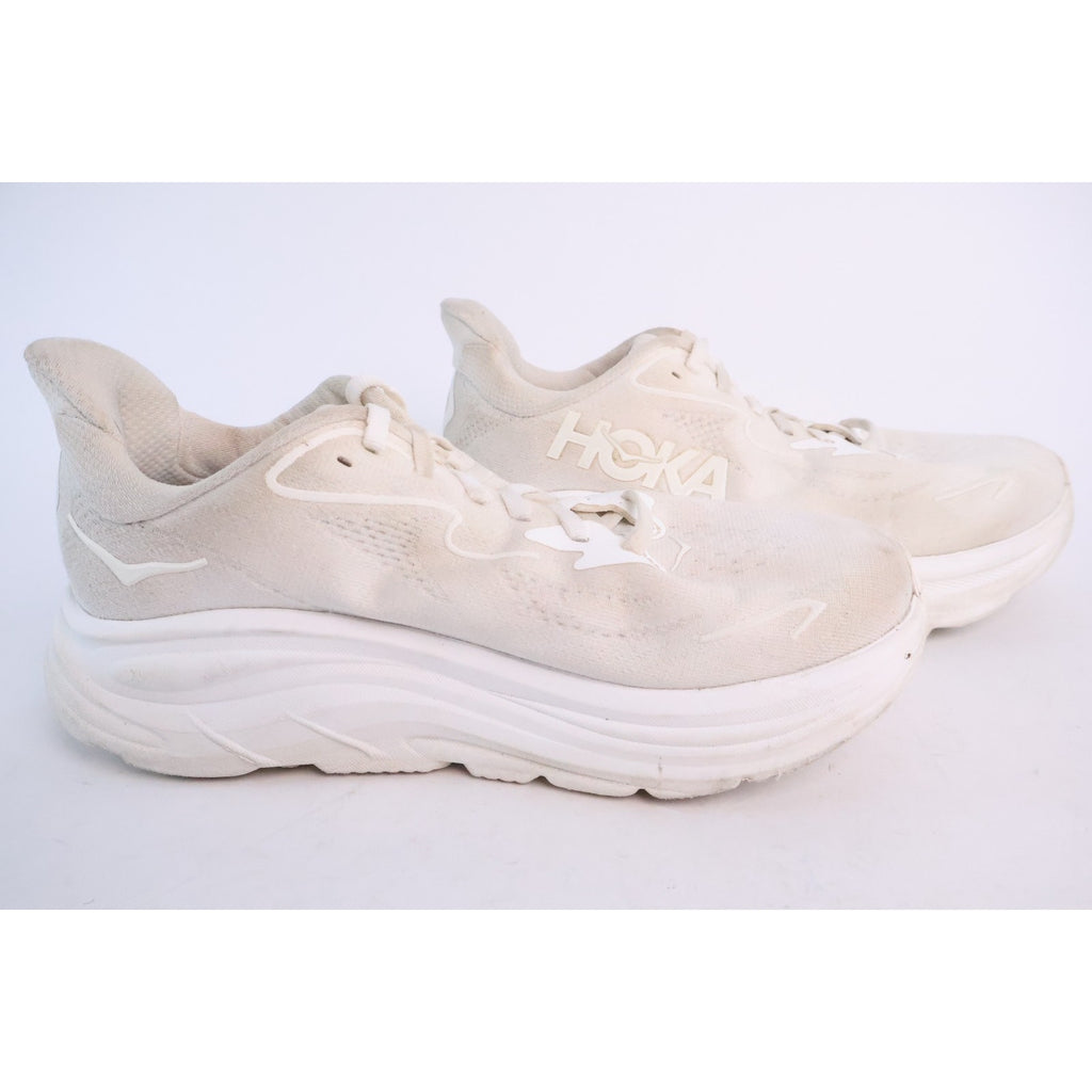 Hoka One One Clifton 10 Women's White/White Sz 7D Wide 1162050 WWH #151