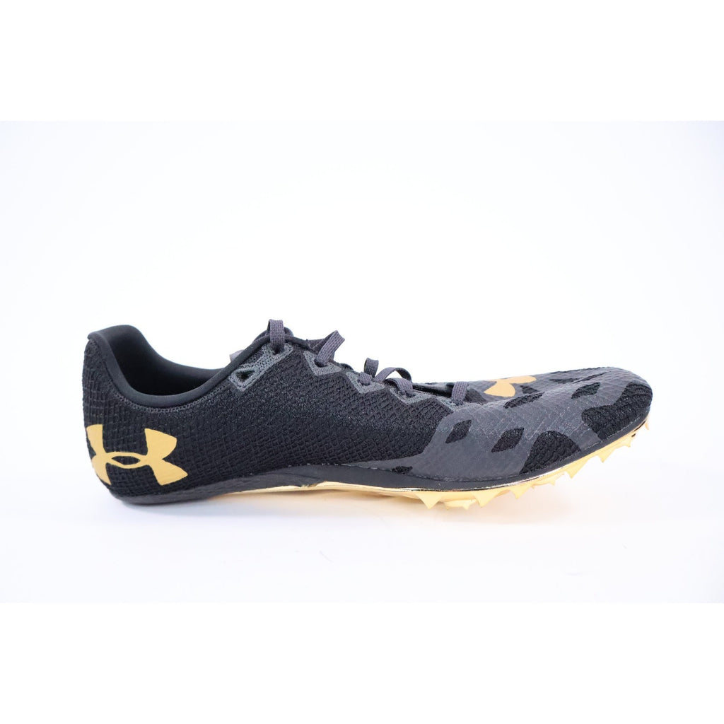 Under Armour HOVR Smokerider Black Metallic Victory Gold Spikes Men's 11.5 NEW