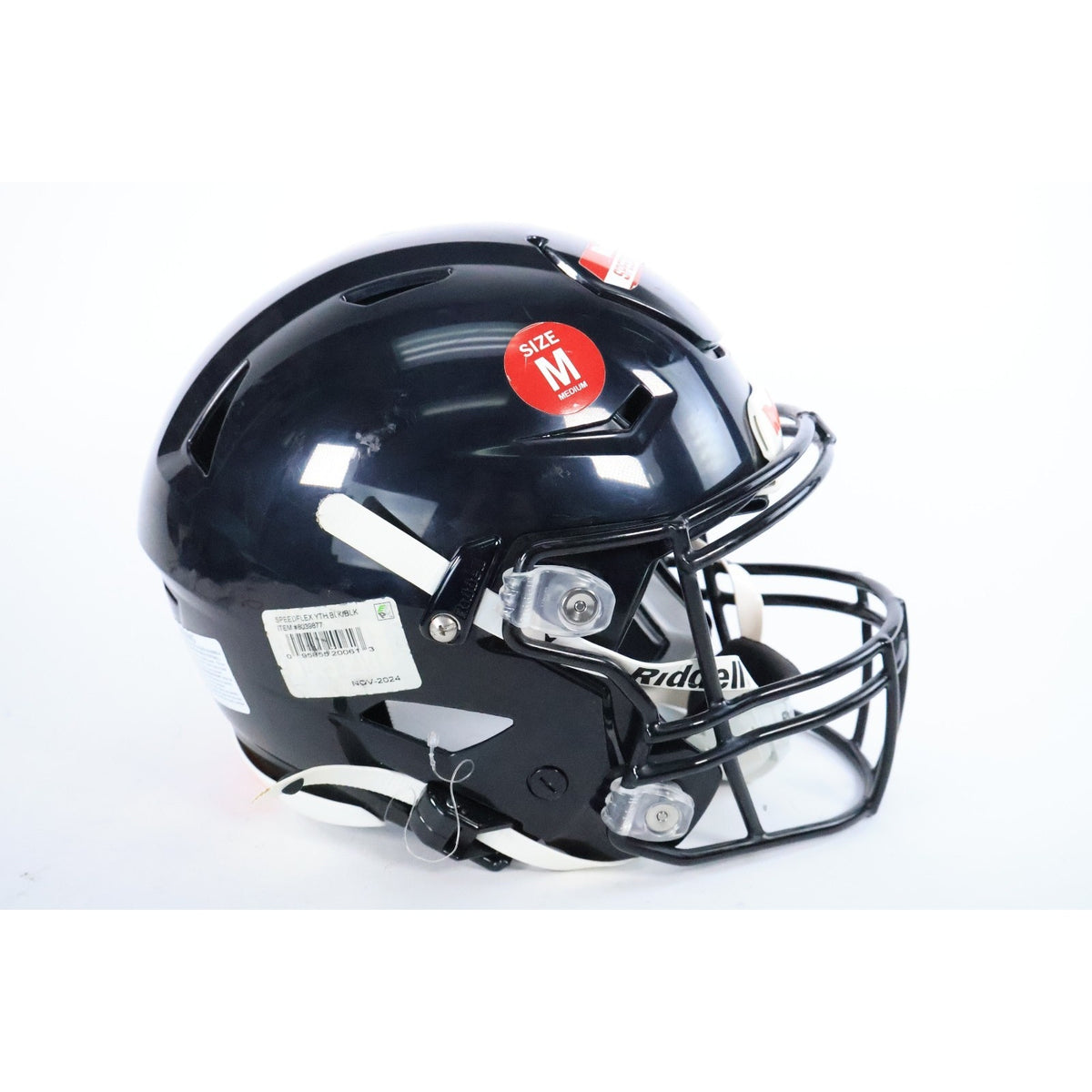 Riddell Speedflex Youth Football Helmet Black, Size Medium Read INV#70