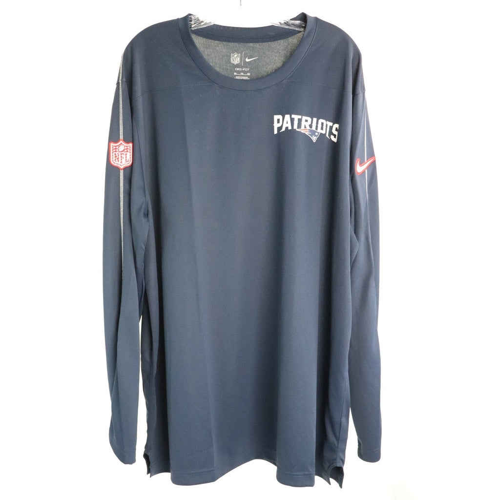 New England Patriots Nike Sideline Coach Dri-FIT NFL Long-Sleeve Top Men's XXL