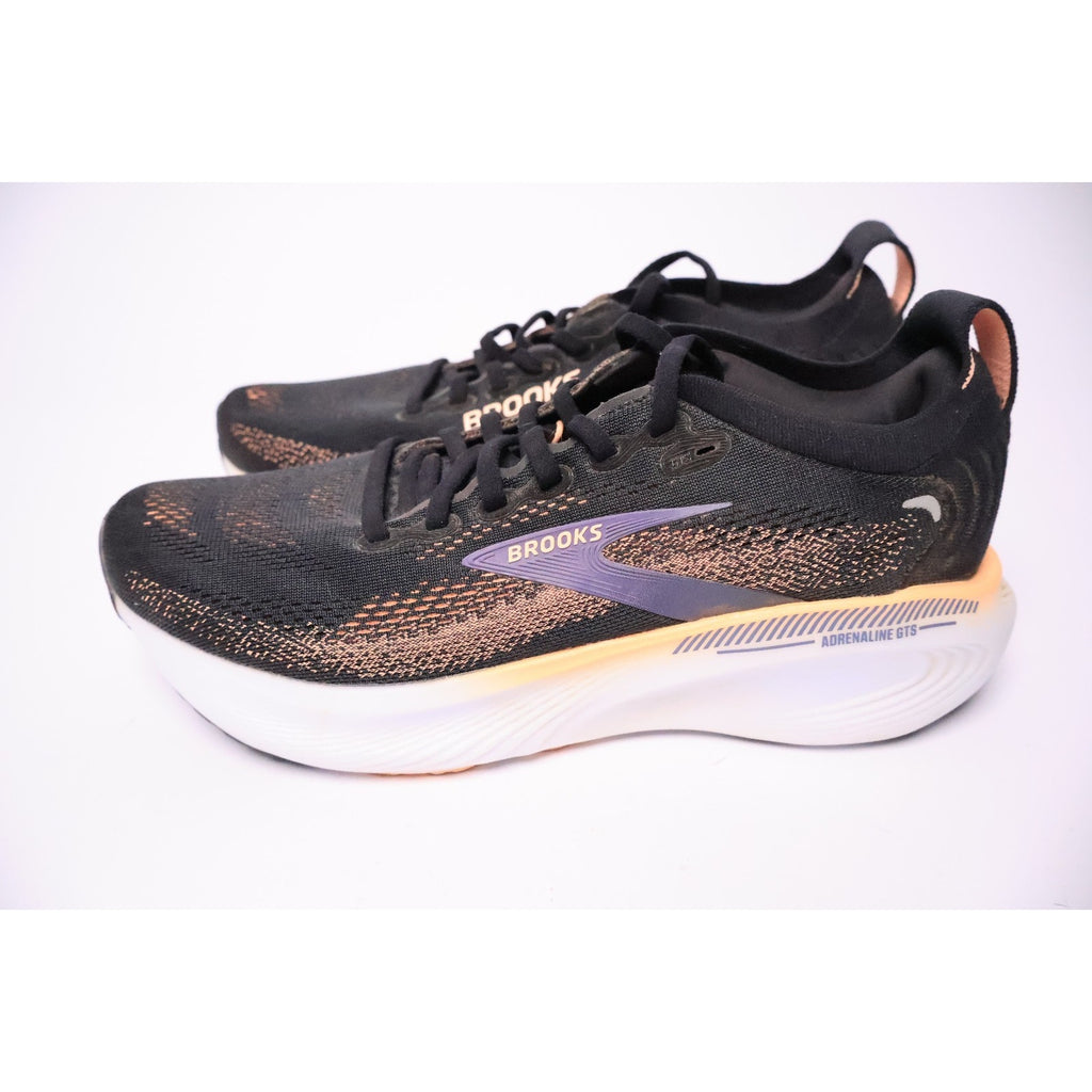 Brooks Adrenaline GTS 25 Women's Shoes Black/Peach/Grap Size 9.5 Medium #185