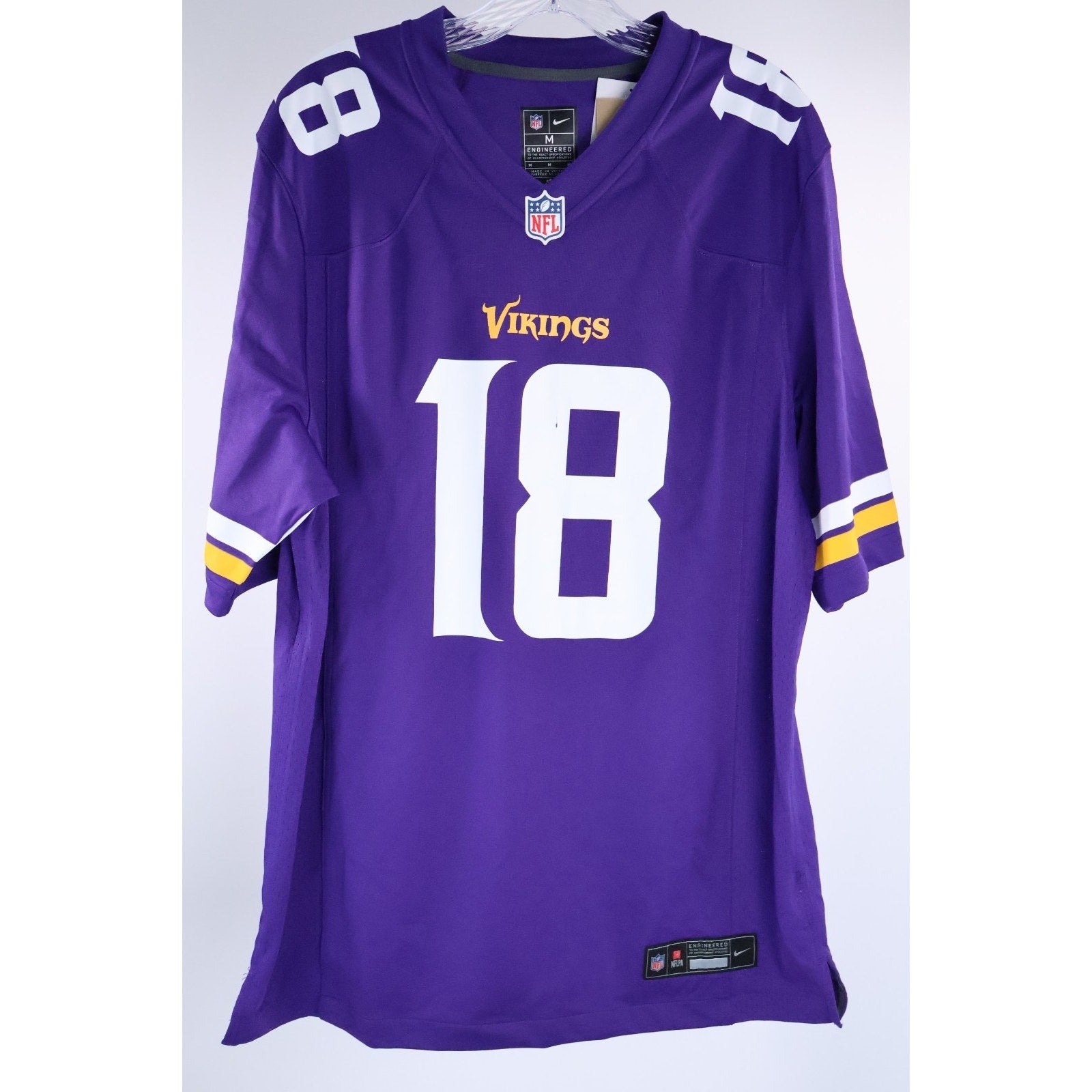Nike Minnesota Vikings Justin Jefferson Men Medium NFL Football Jersey Nwt Read