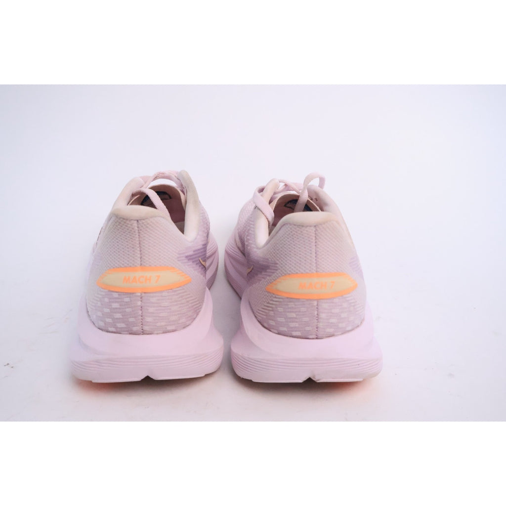 Hoka One One Mach 7 Running Shoes Lilac Cream/Tangerine Glow Women's 9B #88
