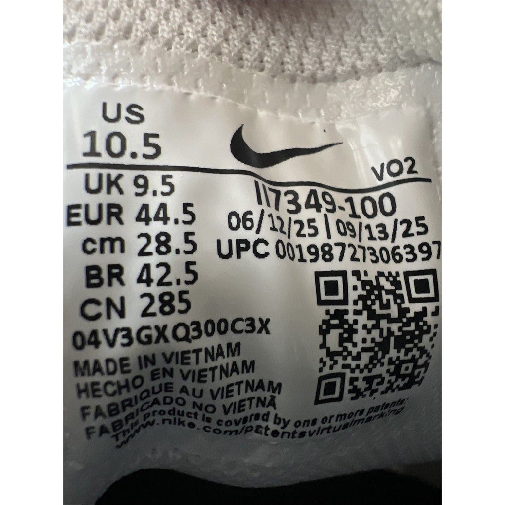 Nike Diamond Showcase MCS Baseball Cleats (White/Black) Size M 10.5 / W 12 NEW