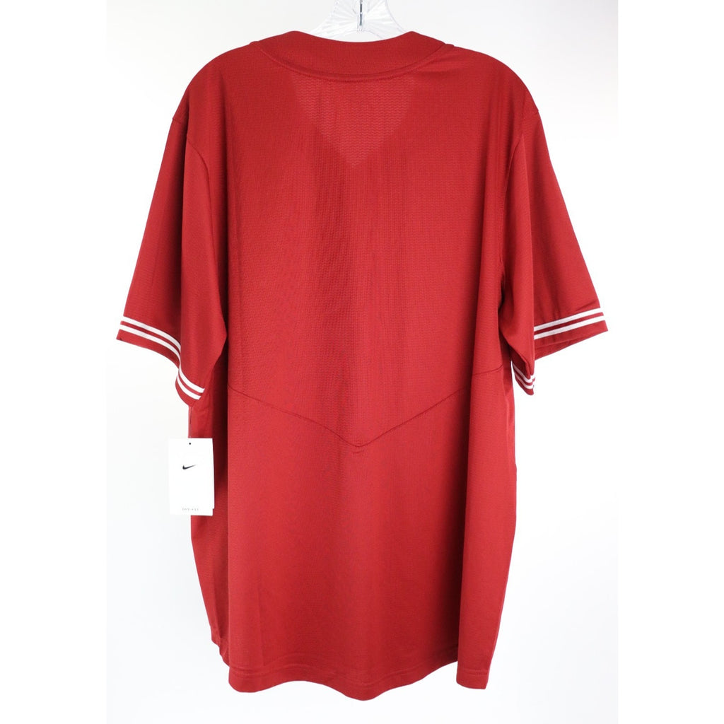 Stanford Cardinal Jersey Men's XXL Nike Red Replica 2 Button Baseball $80 NWT