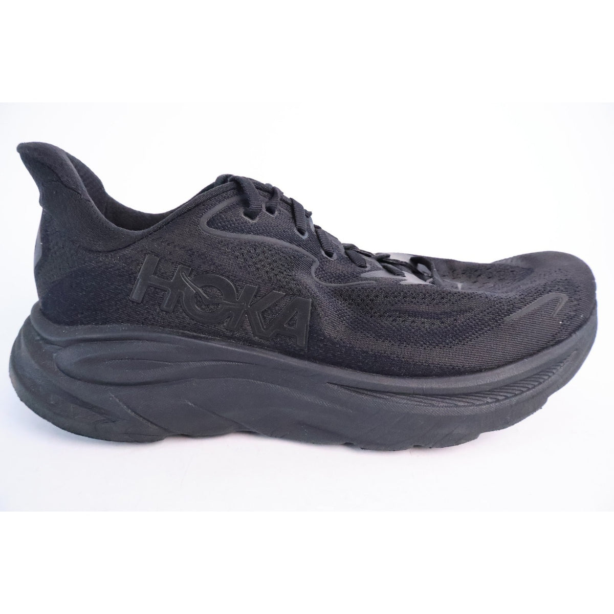 Hoka One One Clifton 10 Men's Running Shoes Size 10D Black #148