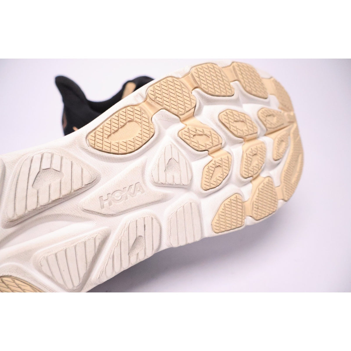 Hoka One One Clifton 10 Black Rose Gold Women's 6.5B 1162031 BRGL Excellent #195