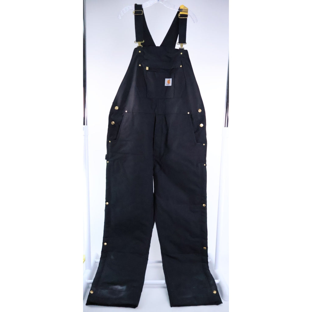 Carhartt Firm Duck Insulated Bib Overall Size Large Tall Men's OR4393-M NWT Read
