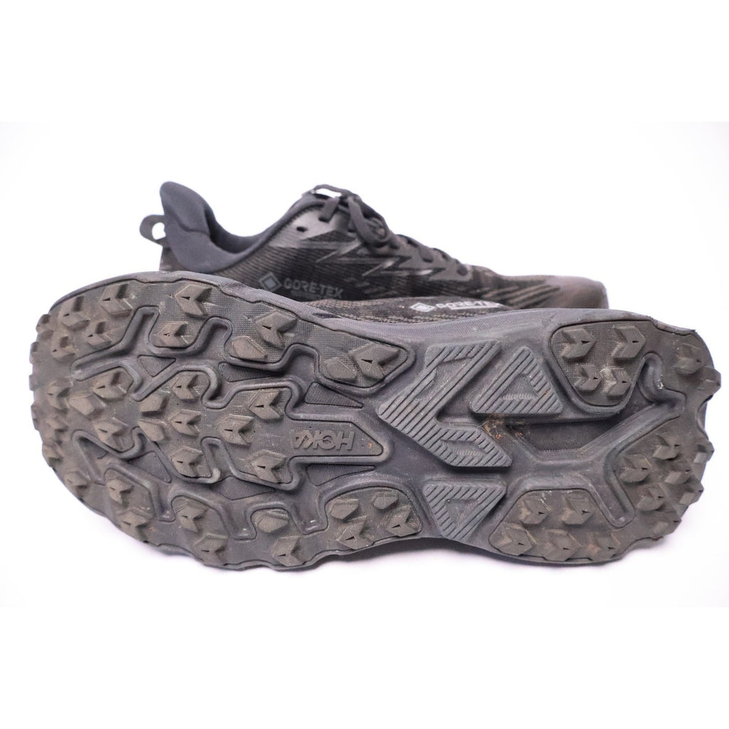 HOKA Challenger 8 GTX GORE-TEX Waterproof Black Carbon Women's Sz 9.5D #202