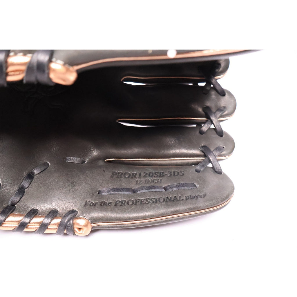 Rawlings Heart of the Hide 12"Softball Glove RHT Basket Web Black/Gold Excellent