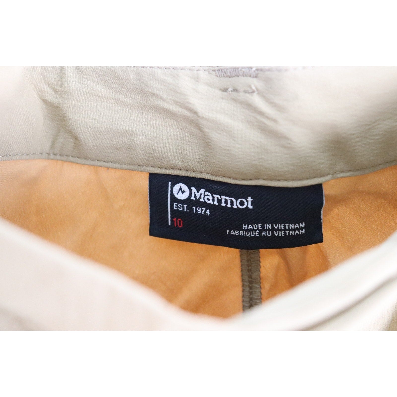 Marmot Arch Rock Pants Women's Size 10 Shelter Tan Hiking Outdoor MSRP $85