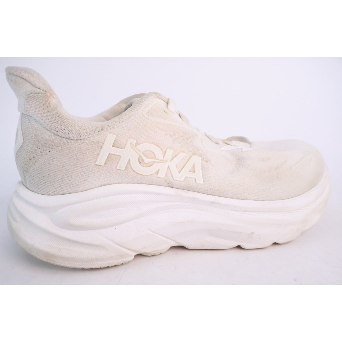 Hoka One One Clifton 10 Women's White/White Sz 7D Wide 1162050 WWH #151