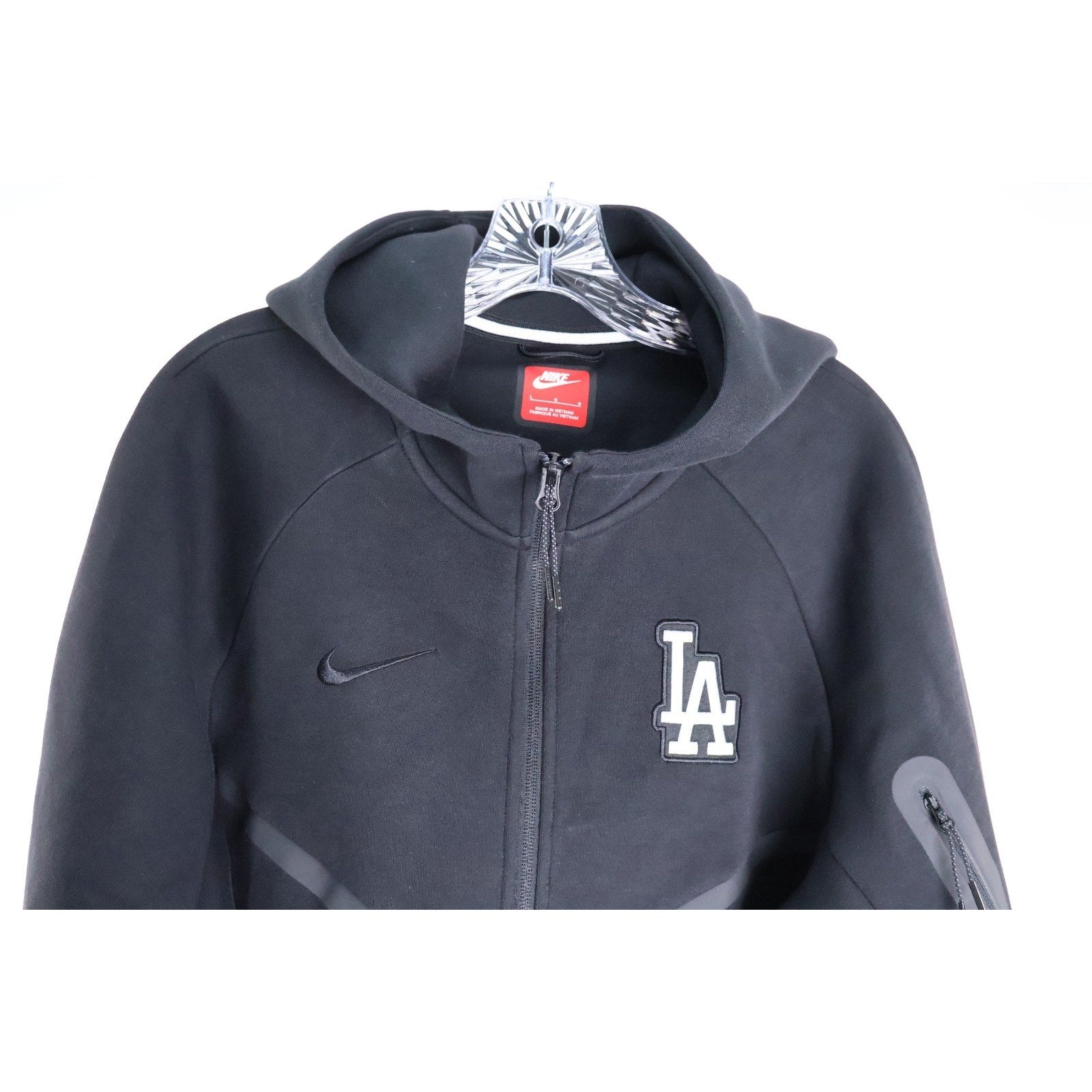 Nike Tech Fleece Windrunner Los Angeles Dodgers Black Hoodie Large Read Easy Fix