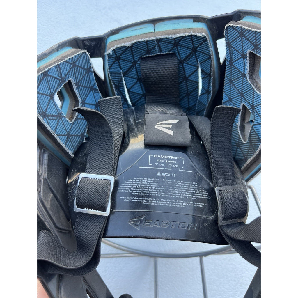 Easton Gametime Elite III Adult 15+ Catcher Gear Set 3pc Black