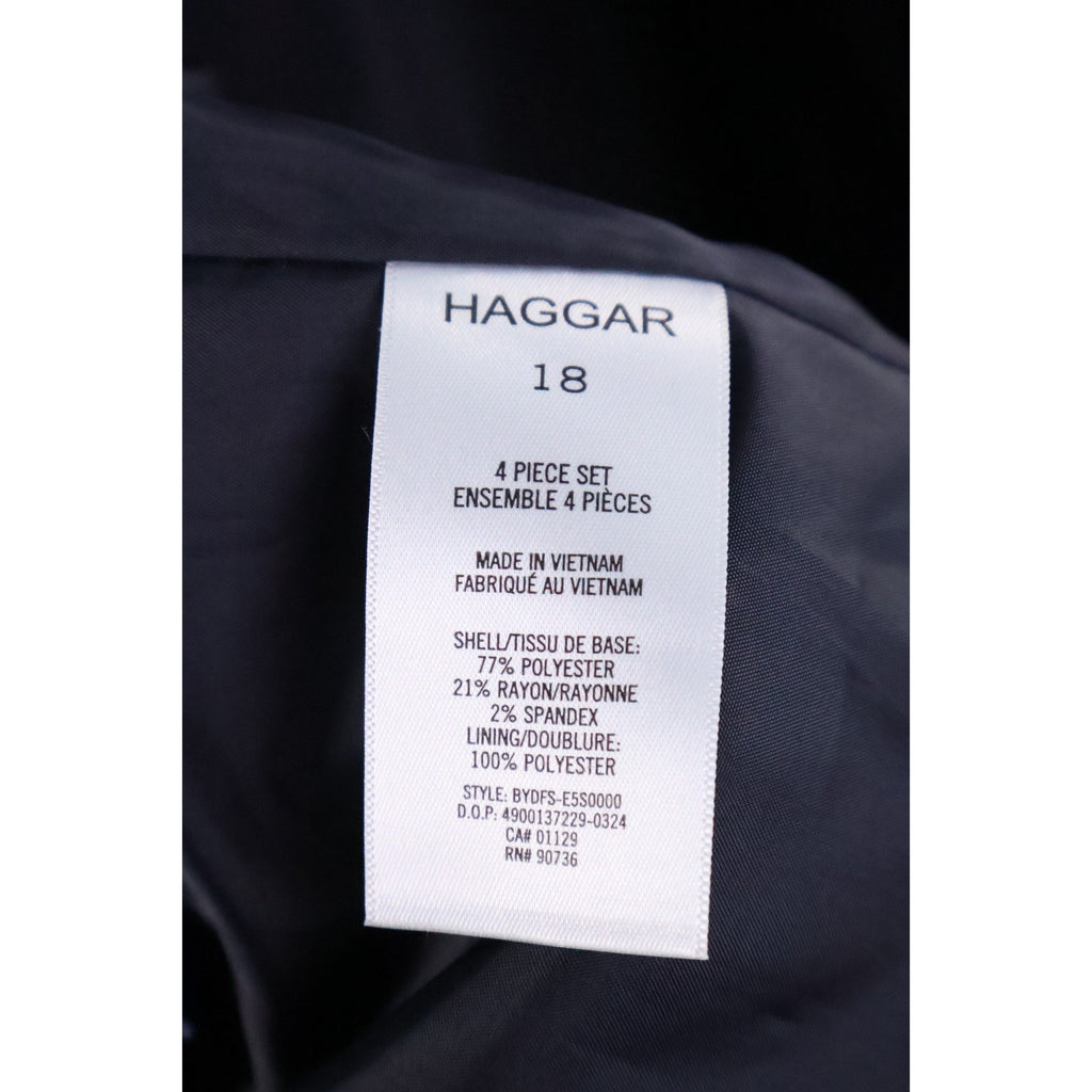 Haggar Boys Size 18 Navy Blue Suits Jacket Only Youth NWT