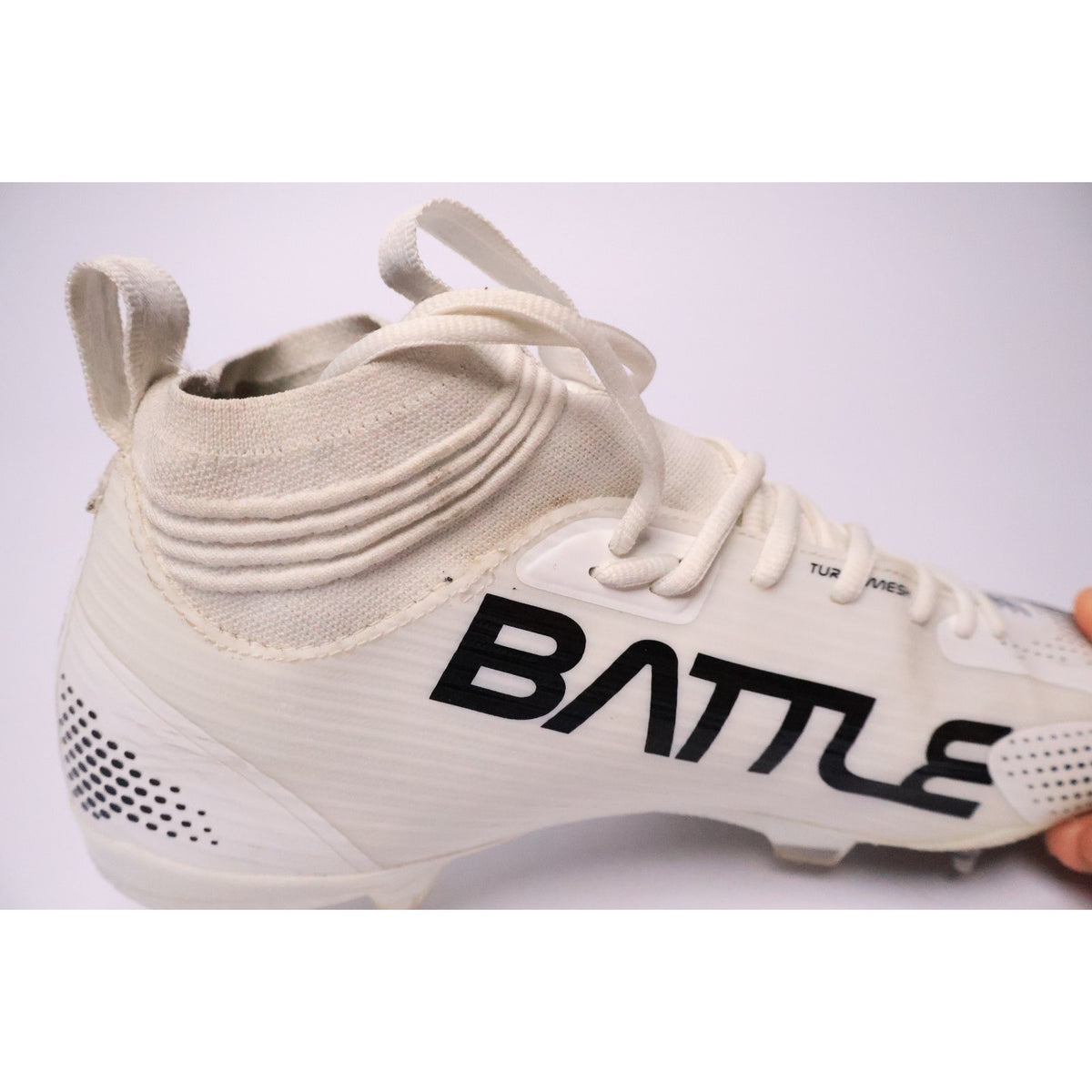 Battle AstroFly Football Cleats Men’s 10 White Black #178