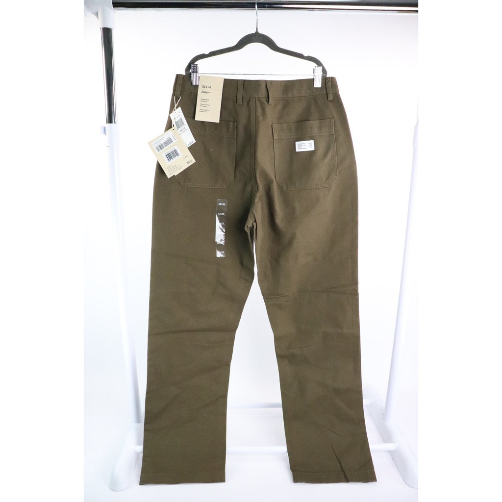 Frank and Oak Men’s NWT’s Joey Fatigue Pant In Green Size 32x32