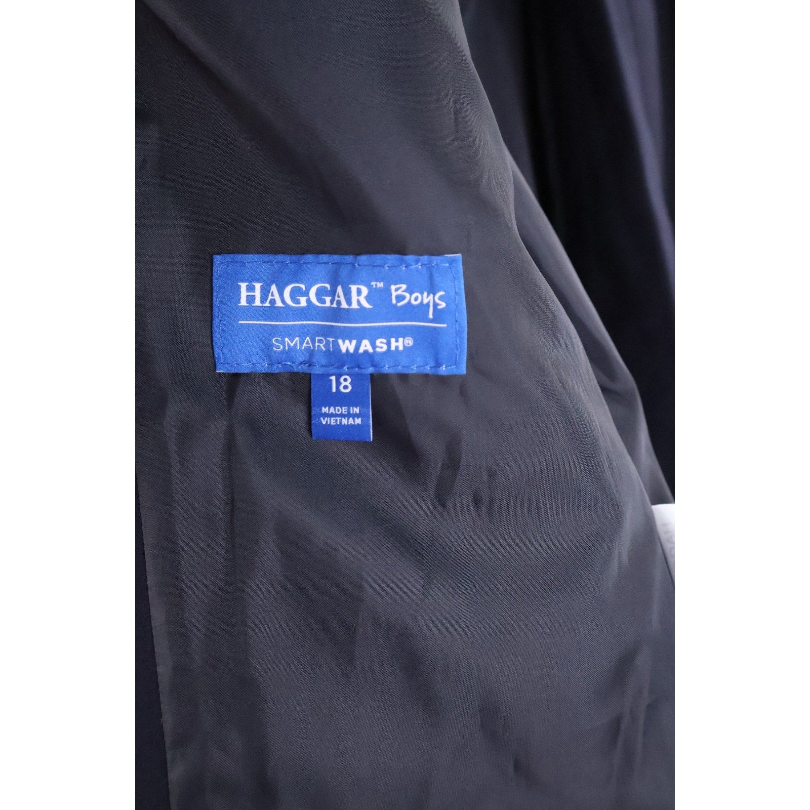 Haggar Boys Size 18 Navy Blue Suits Jacket Only Youth NWT