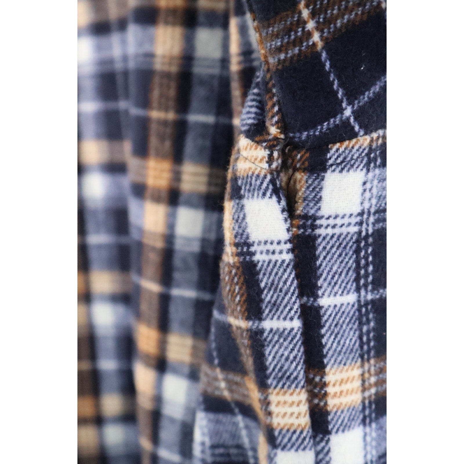 NFL Transitional Plaid Shirt Jacket by Glll DenverBroncos Men's Size Small READ