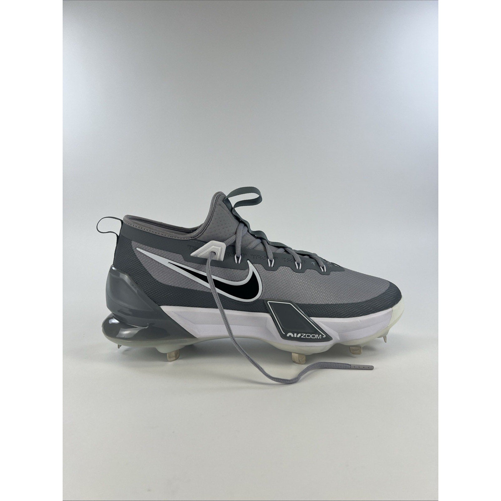Nike Force Zoom Trout 9 Elite Baseball Cleats Mens Size 13 Grey FB2906-002