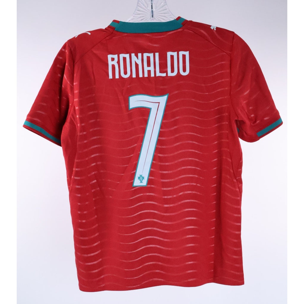 Cristiano Ronaldo #7 CR7 Official Portugal Puma Home 2026  Jersey Size Youth M NWT Read