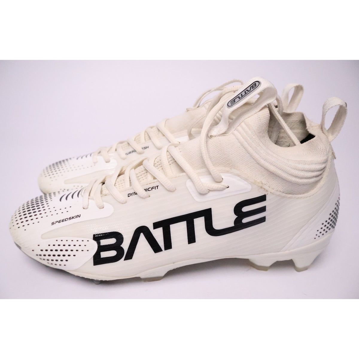 Battle AstroFly Football Cleats Men’s 10 White Black #178