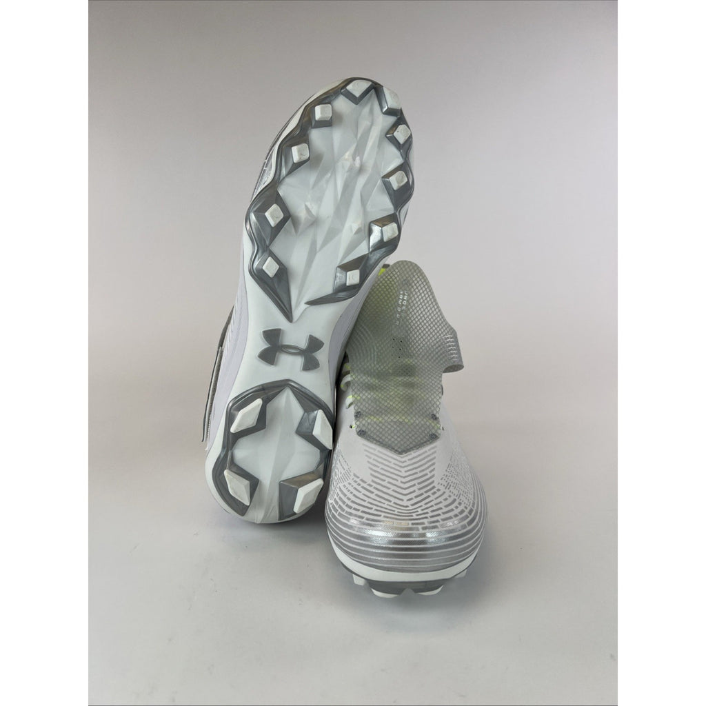 UNDER ARMOUR UA HIGHLIGHT HAMMER MC 'WHITE METALLIC SILVER' 3025085-101 Size 13
