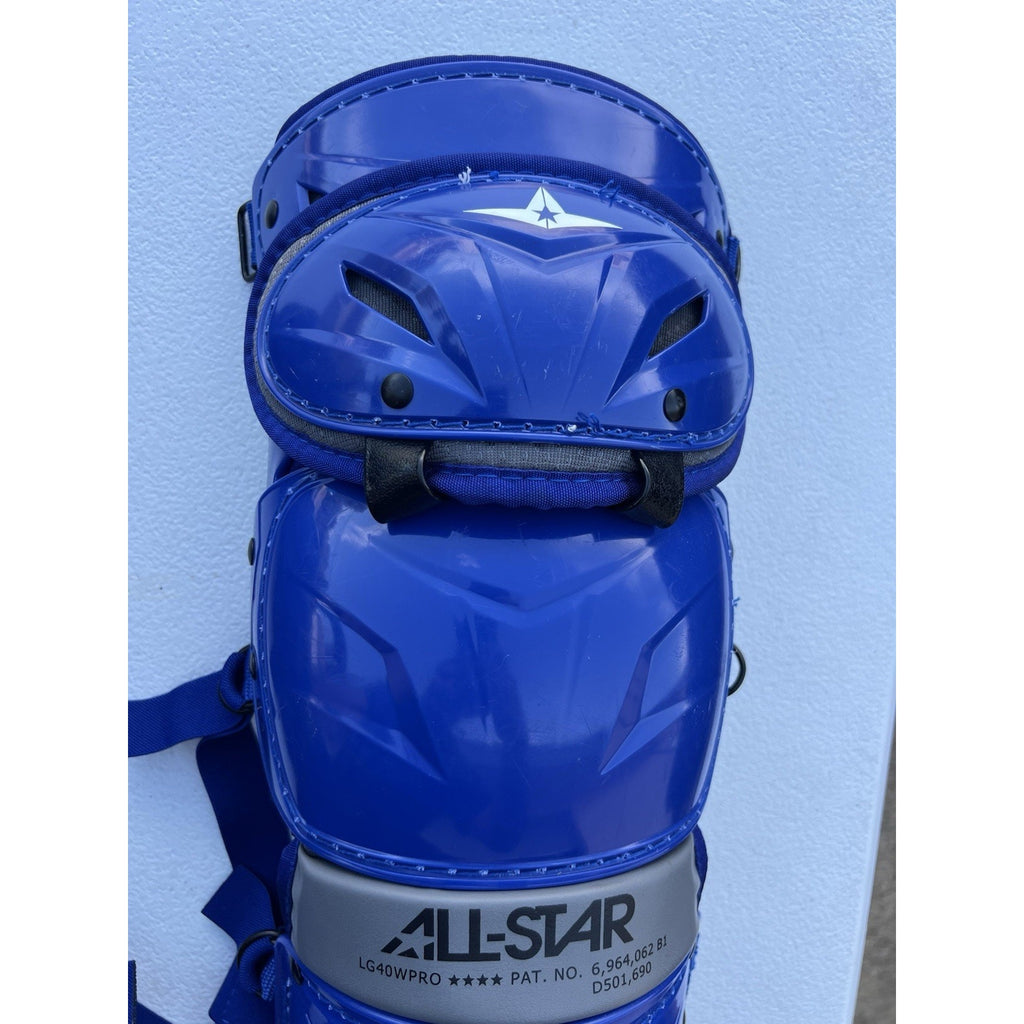 All-Star S7 AXIS Baseball Catcher's Leg Guard Adult 16.5in - New Read