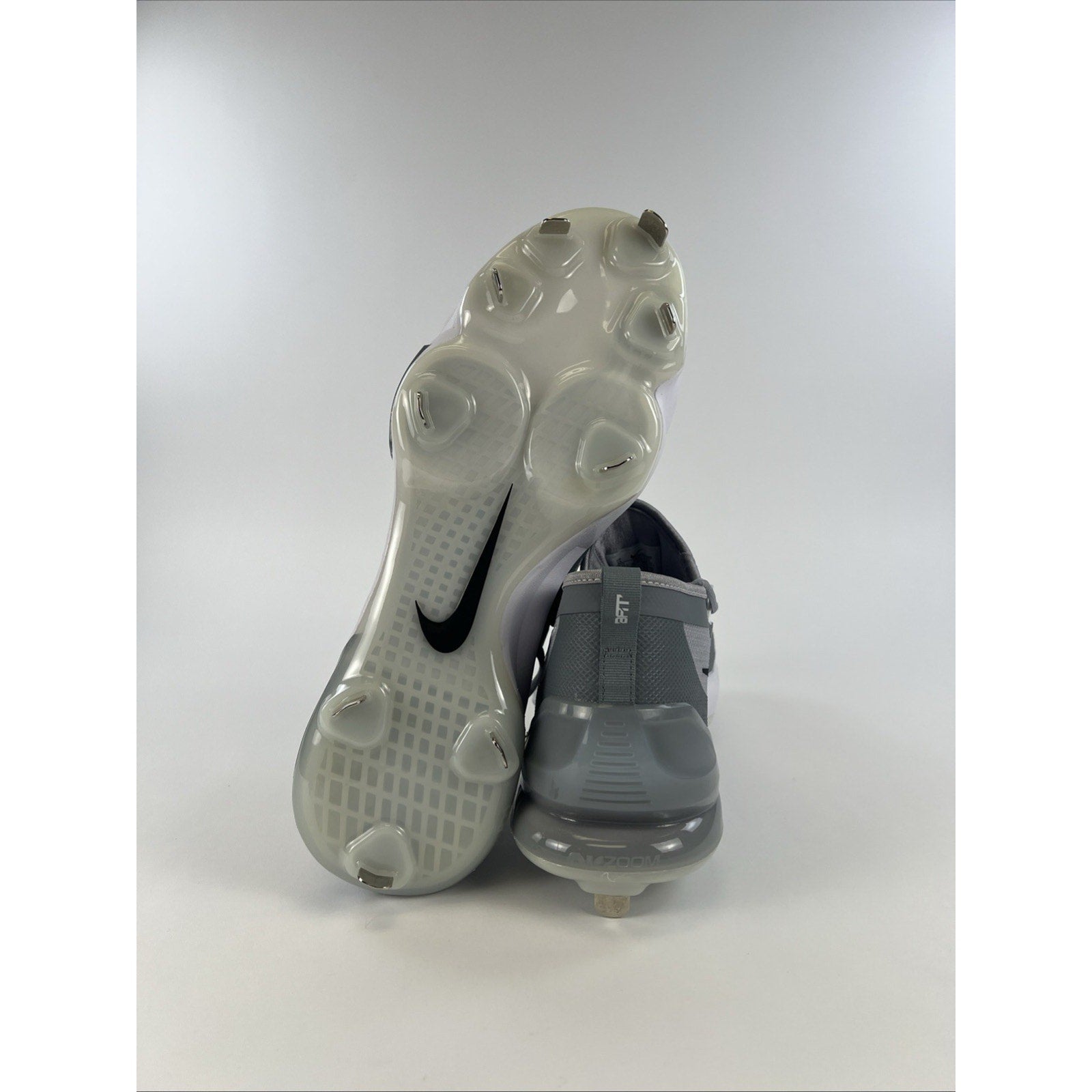 Nike Force Zoom Trout 9 Elite Baseball Cleats Mens Size 13 Grey FB2906-002