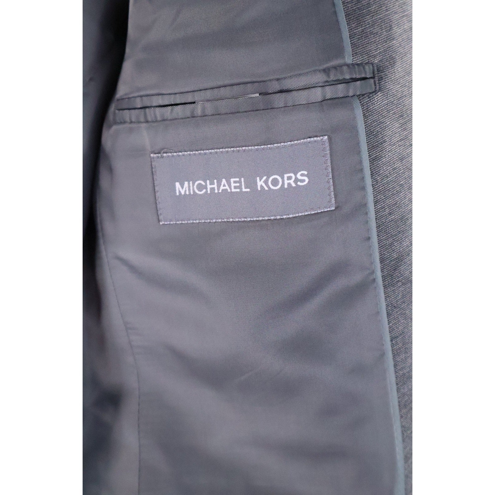 Michael Kors BKAFF Youth Size 10R Gray Suit Jacket $150 NWT