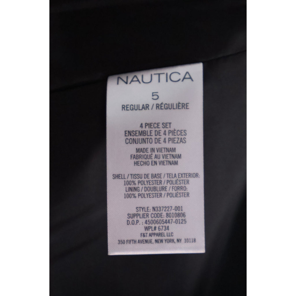 Nautica Black Tuxedo Suit For Child Kid Size 5 (Jacket Only)