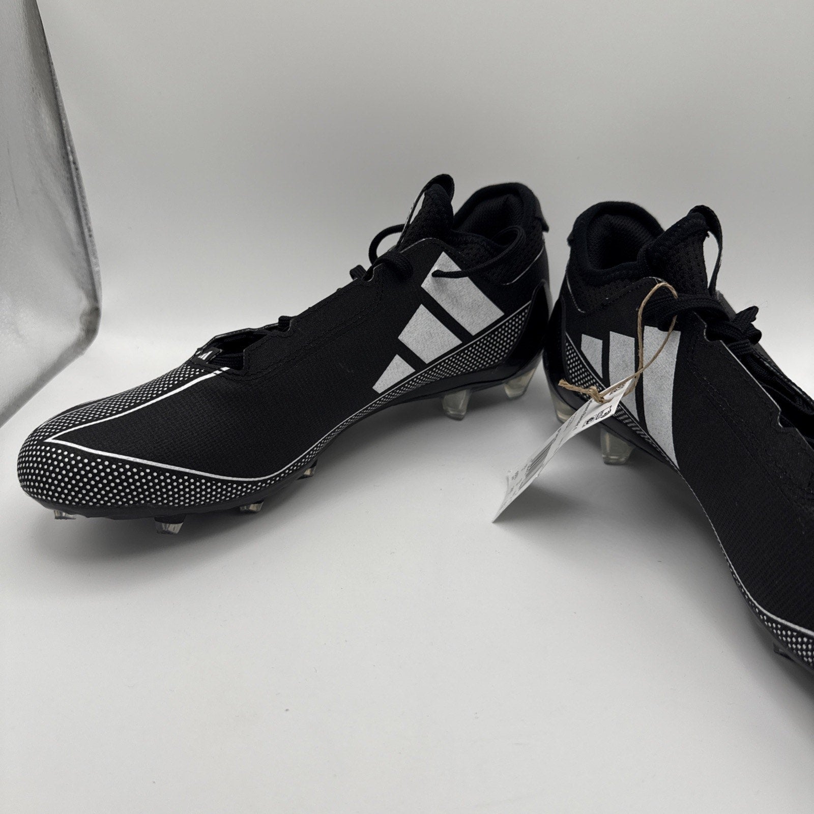 Adidas Adizero Electric.1 IF2426 Black White Football Cleats Men’s Size 11.5 New