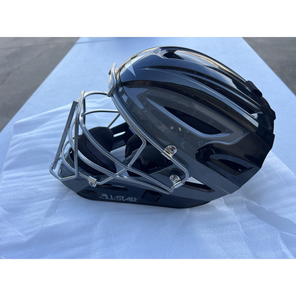 All-Star System 7 Axis Catcher’s Set Youth 9-12 Black/Graphite 3-Piece NEW #2