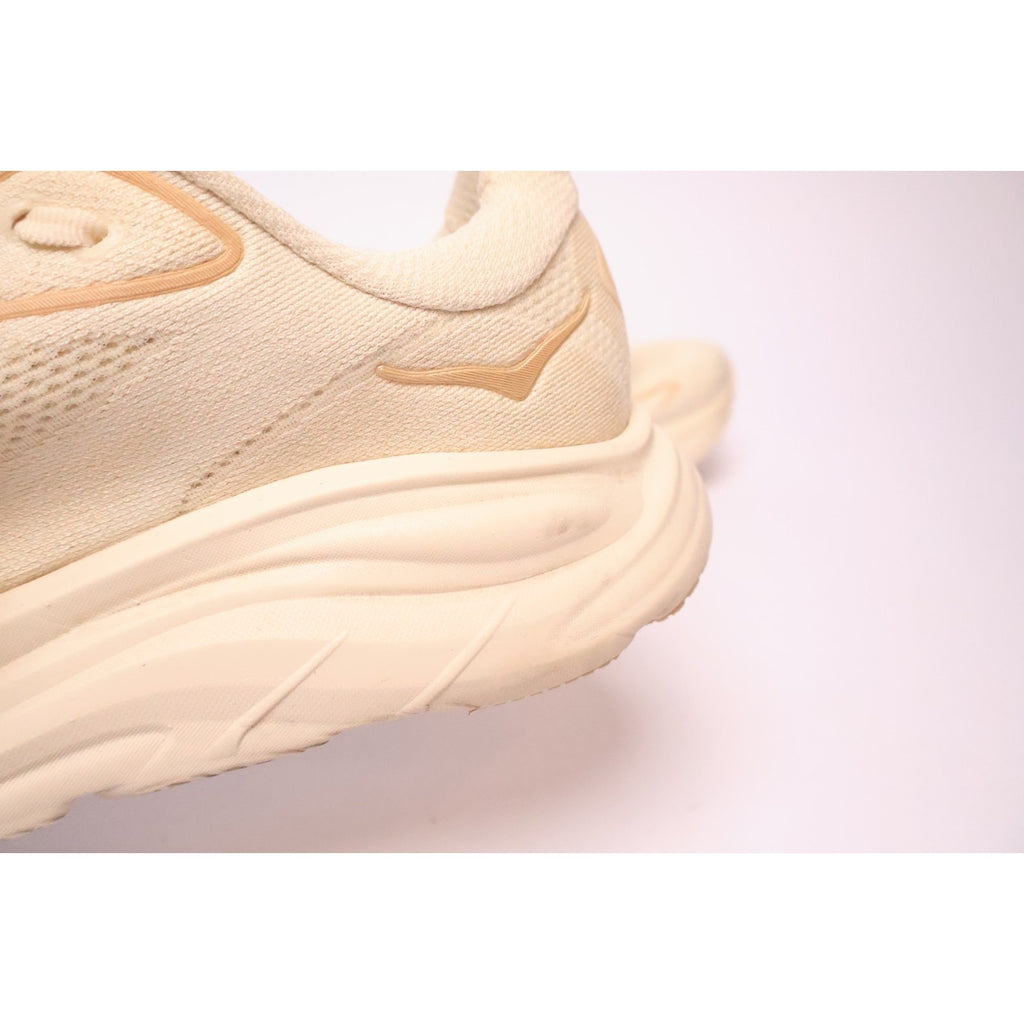 HOKA ONE ONE Clifton 10 Women’s Running Shoes Vanilla Birch Beige 10B READ #175