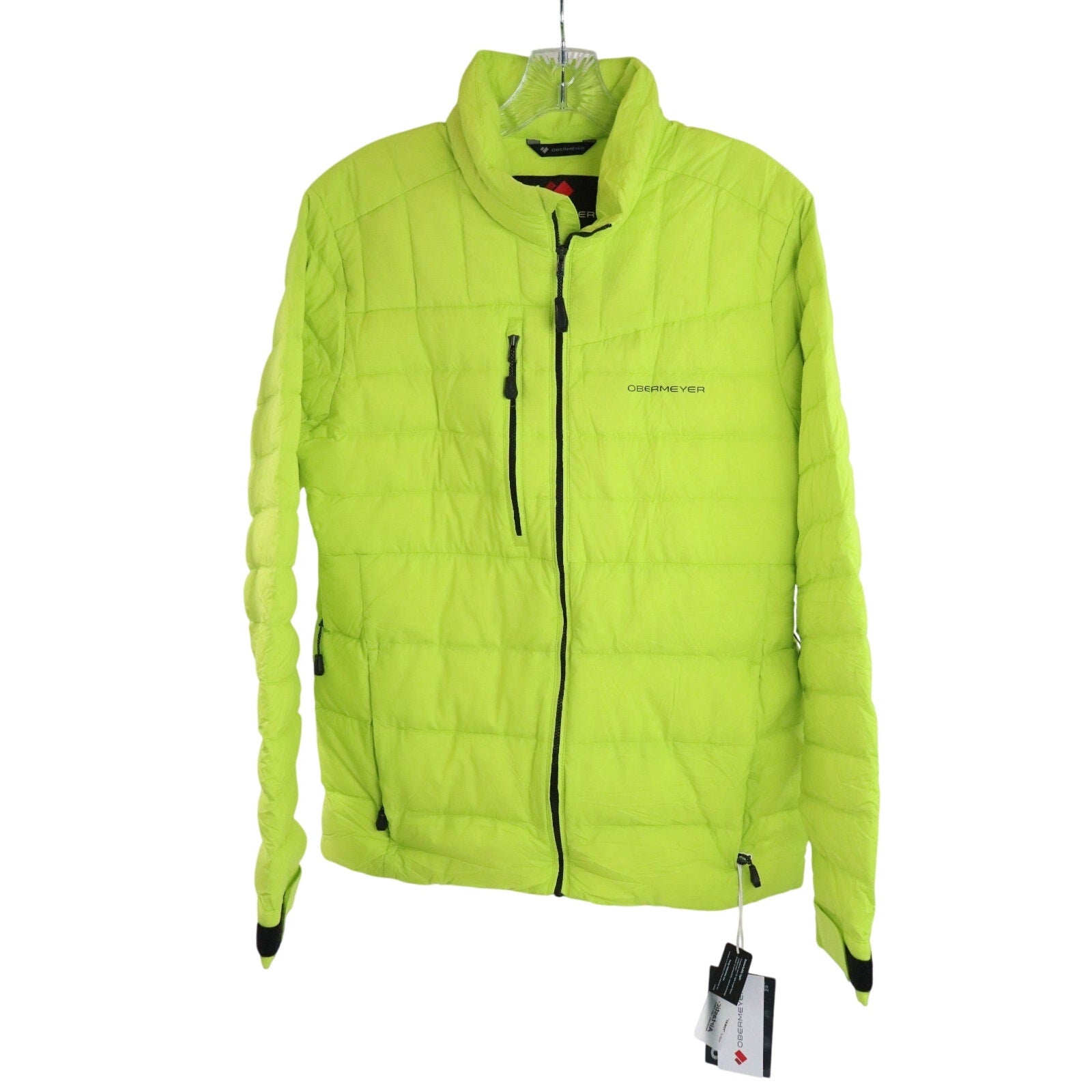 $299 NWT Obermeyer Klaus Down Jacket Men's Large Winter Jacket 800 FP