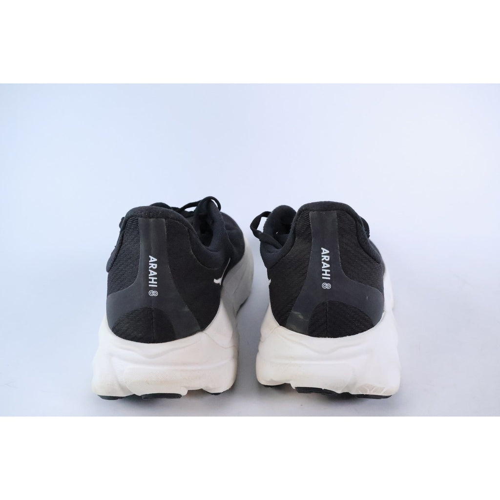 Hoka One One Arahi 8 Men's Sz 9 Black White Athletic Running Shoes Sneakers #313