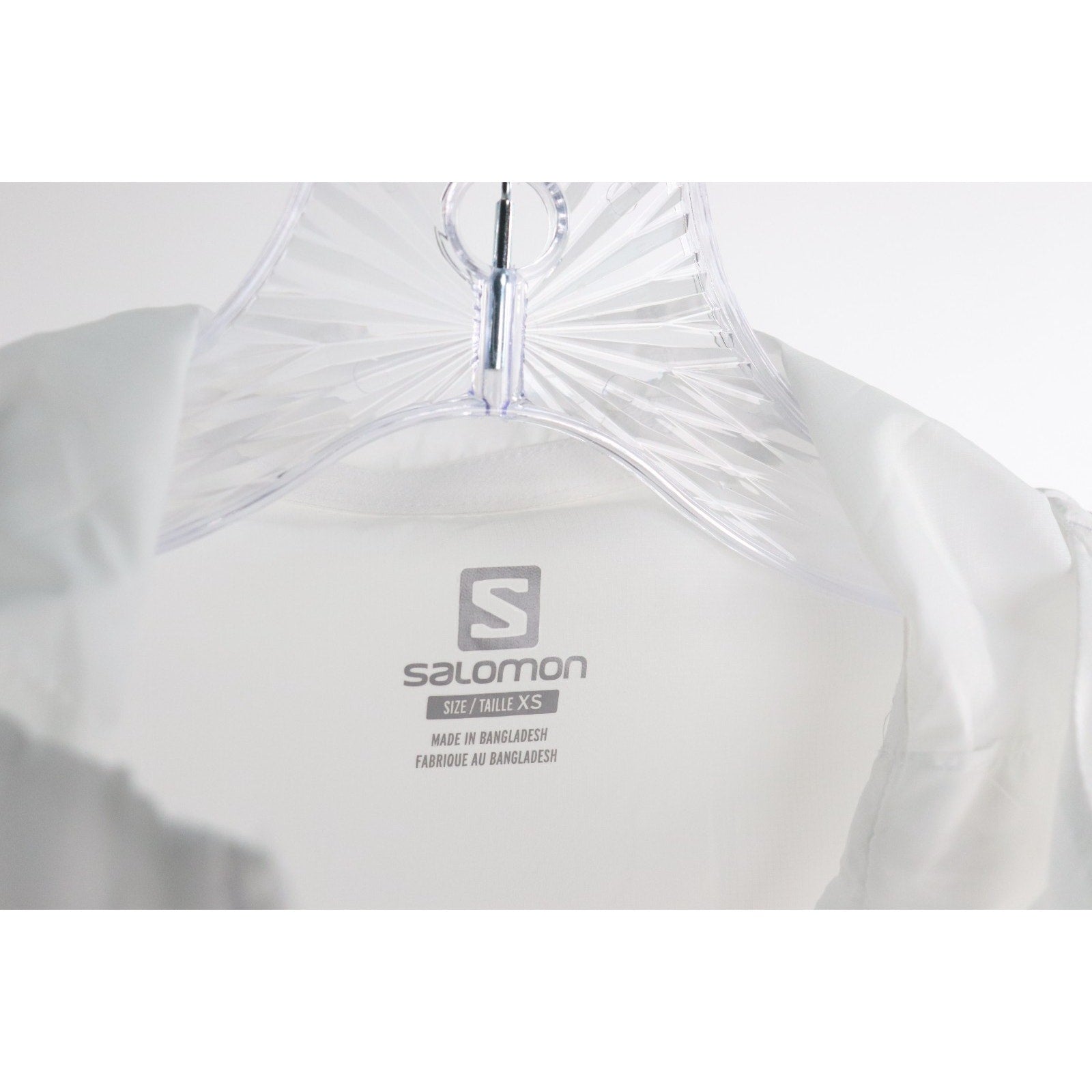 Salomon Women's Agile Wind Print Hoodie Running Jacket Size XS